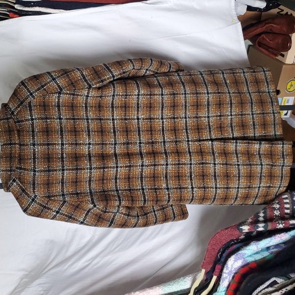 PENDLETON  vintage wool long pea coat women's medium - Picture 8 of 11